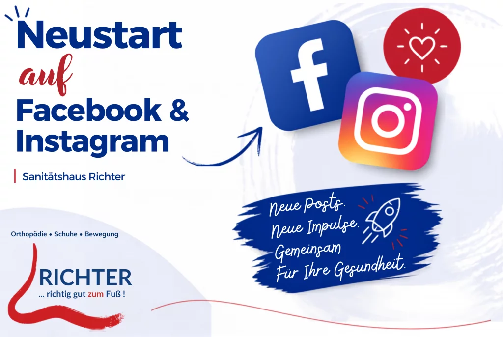Neustart der SocialMedia Kanäle