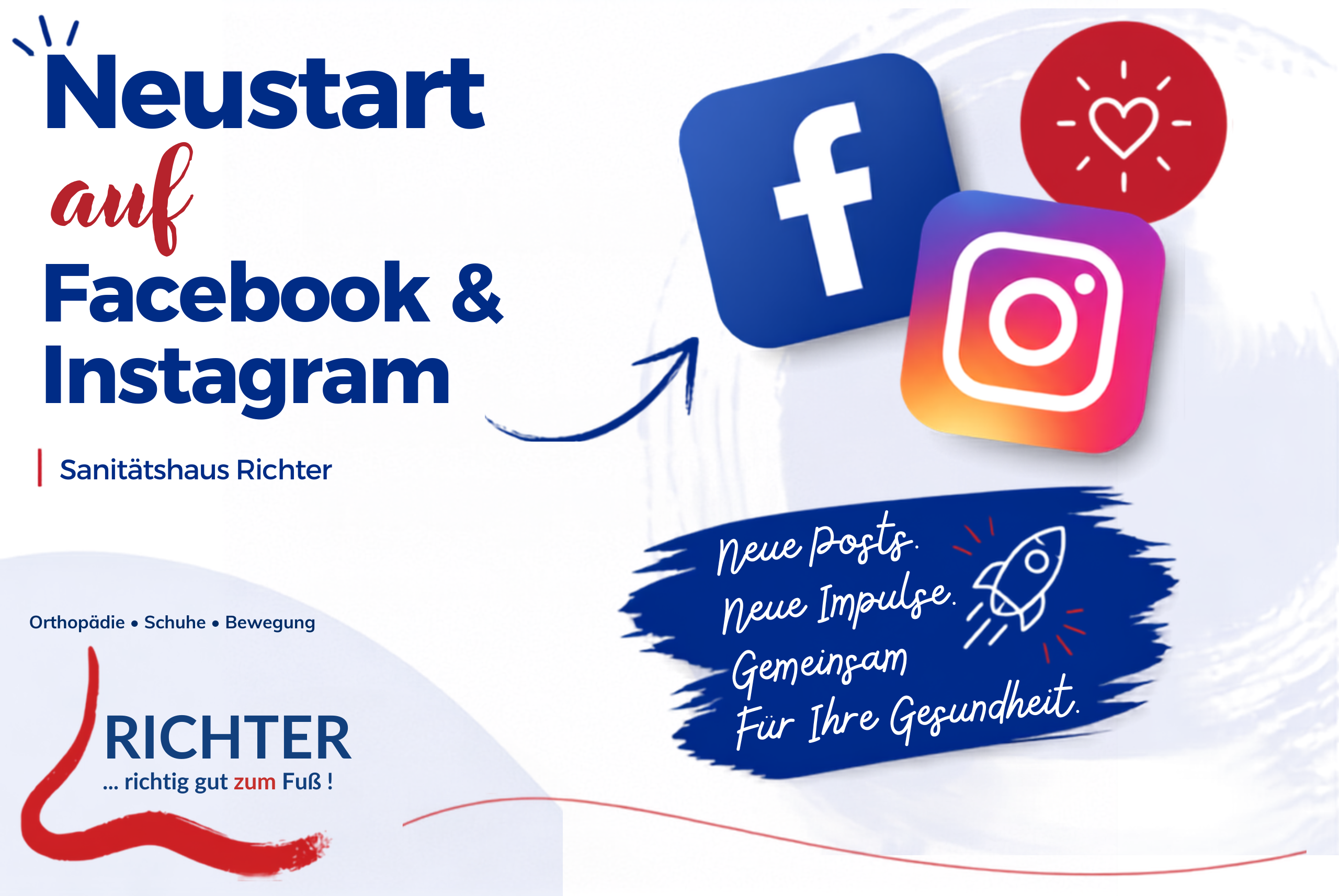 Neustart der SocialMedia Kanäle