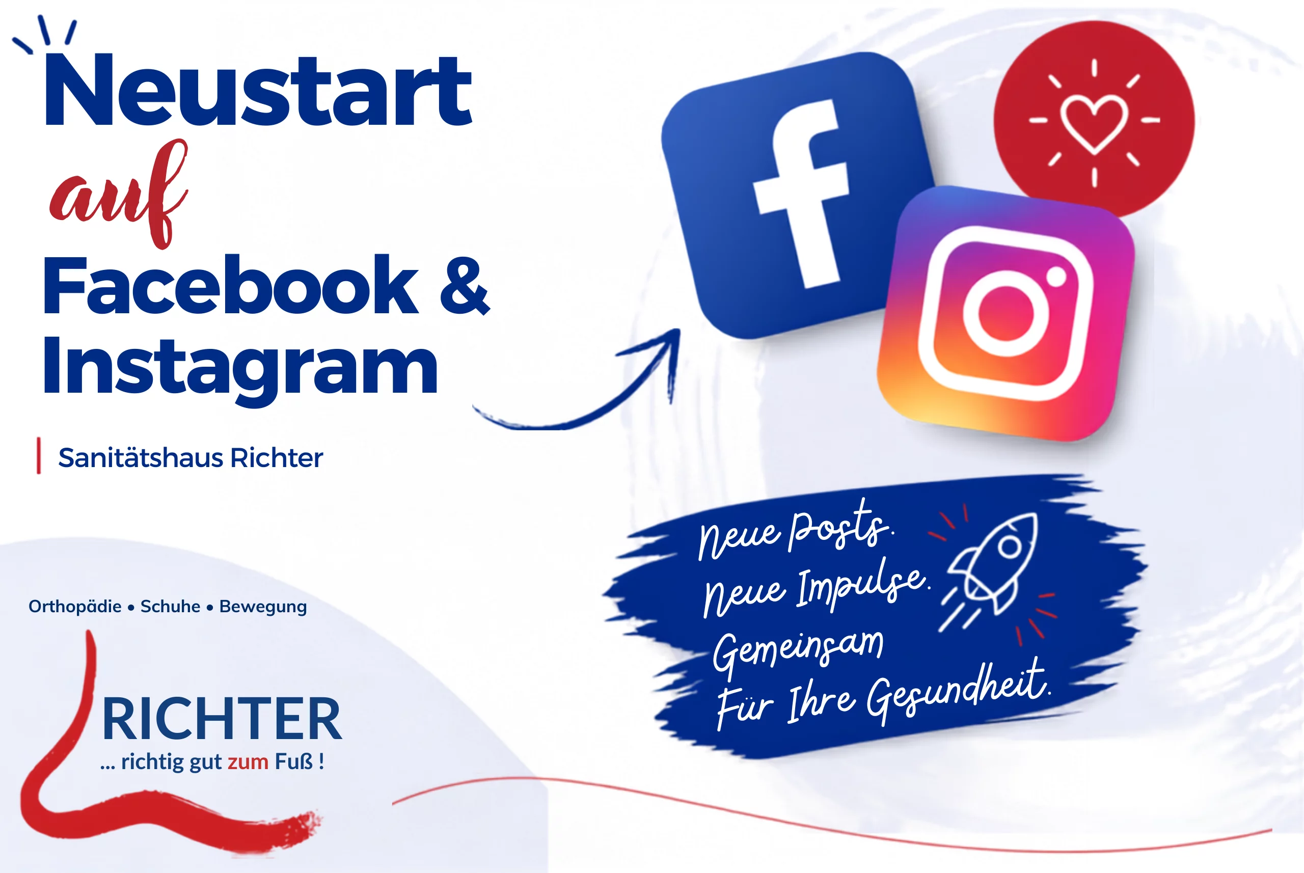 Neustart der SocialMedia Kanäle